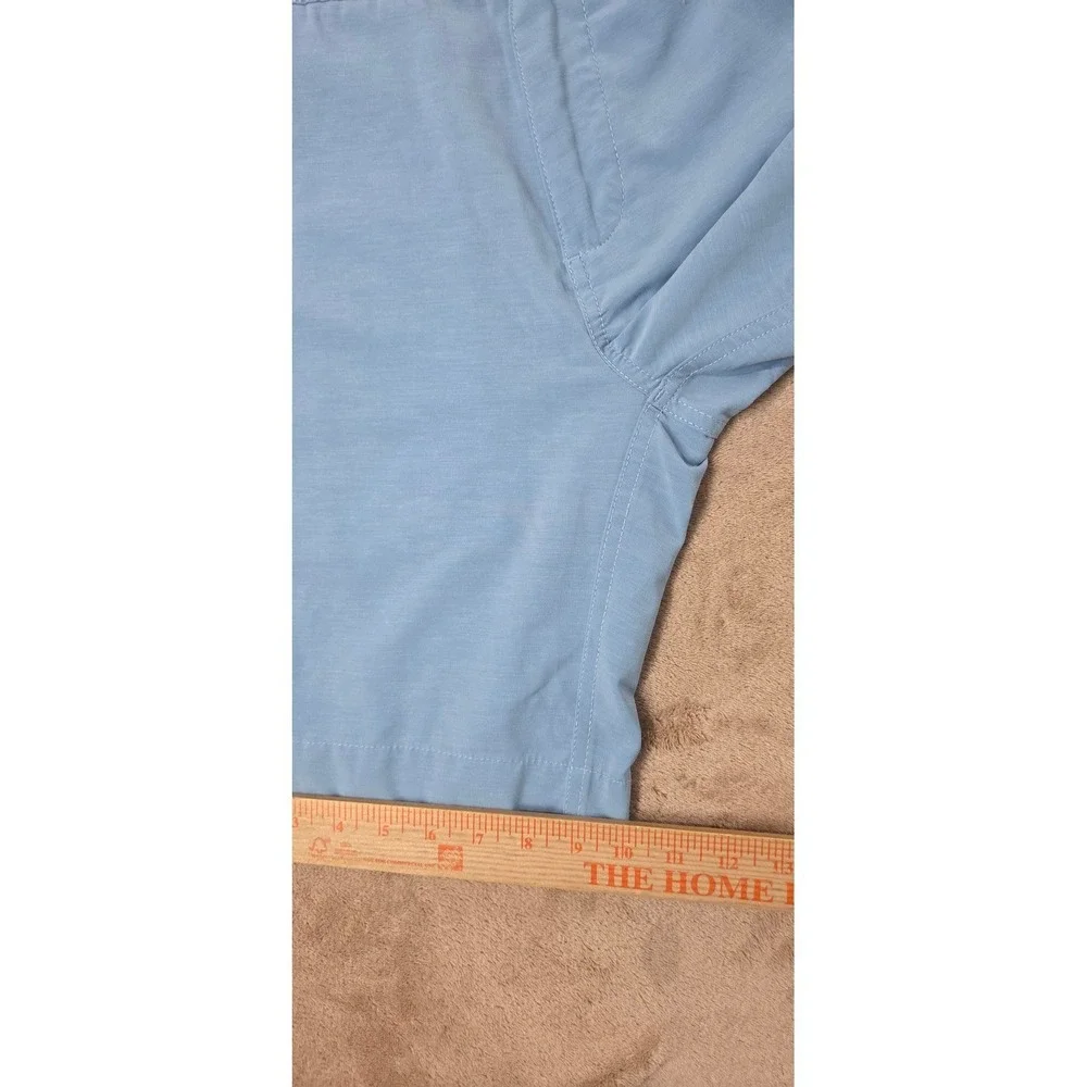 Faherty All Day Shorts Mens 28 Blue Heathered 